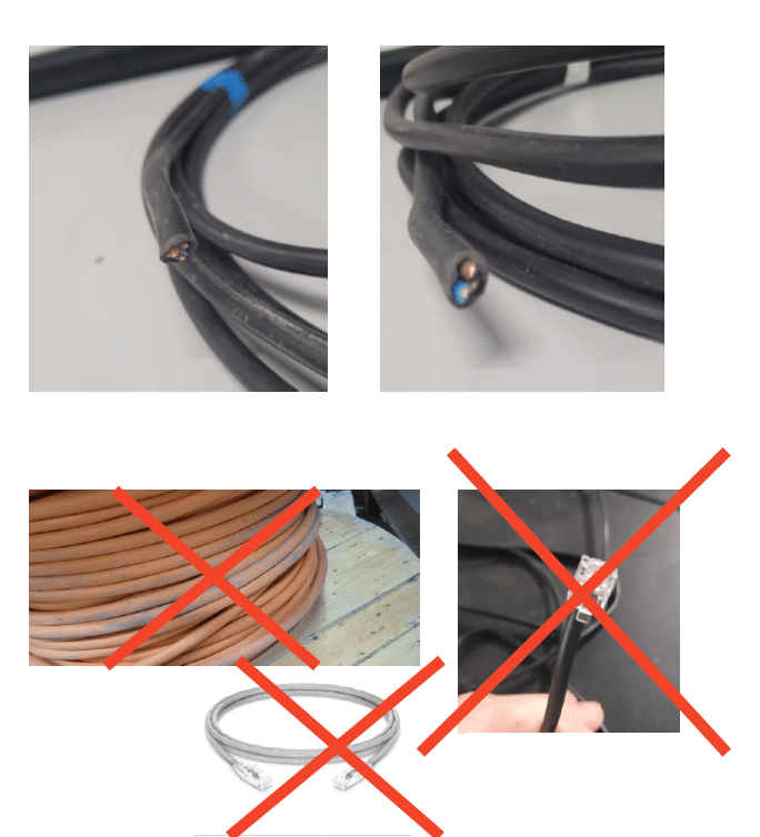 selection réemploi cables